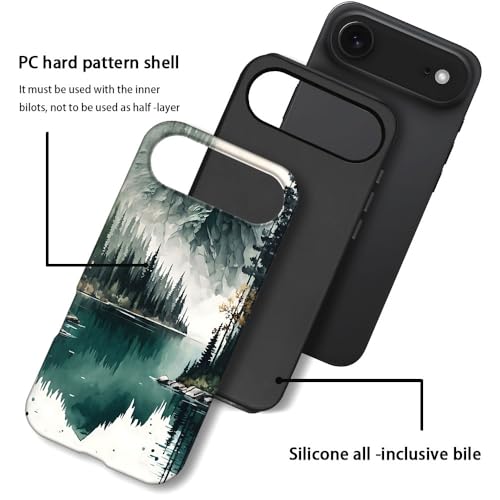 Coque W18S Air SEized paysage montagne rigide double couche - 4