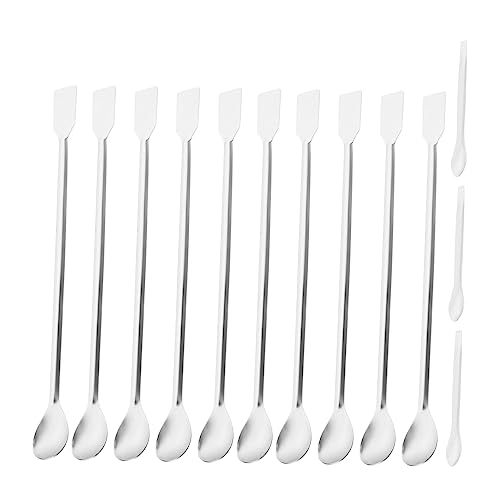 HAWILLOSCH Adopted by Professionals 13-Piece Stainless Steel Mixing Spoon Set Pinch Dash Spoon Measurement Press Measure Spoon Lab Tool for Bar Home