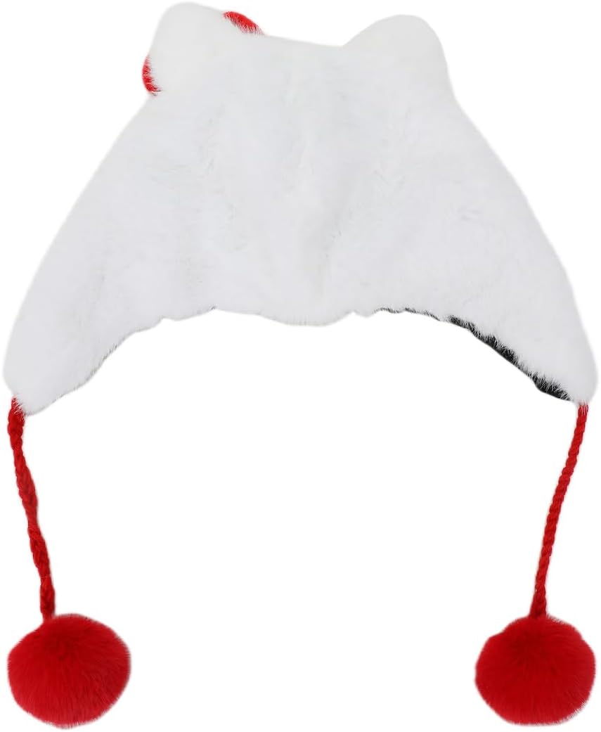 Hello Kitty-Inspired White Plush Laplander - Image 3