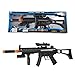 VG Kid's Realistic SMG Toy Machine Gun Rifle with Scope, Flashing Lights and Sounds Pretend Play Toy
