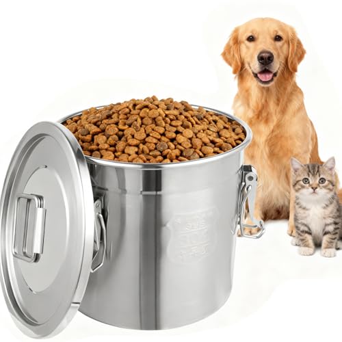 Stainless Steel Pet Food Storage Container with Lid