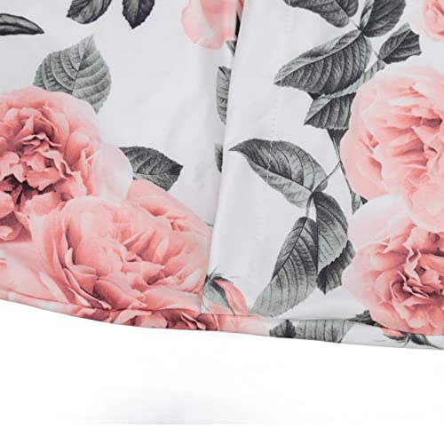 SALUTUYA Capa para espreguiçadeira infantil, confortável, lavável e macia, estampa elegante (flor ro