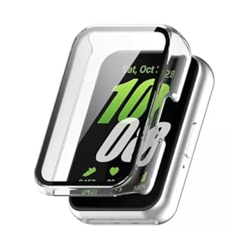 Case Proteção Com Película De Vidro Para Galaxy Fit 3 (Transparente)