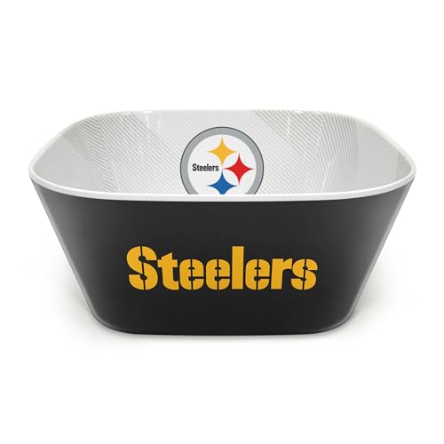Image of YouTheFan NFL Pittsburgh Steelers Large Party Bowl (Pack of 6)