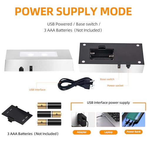 image for EUSTUMA LED Light Base Rectangle Display Stand In A Variety of Colors,