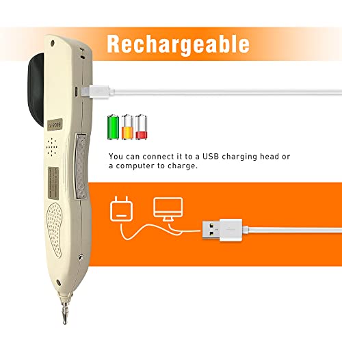 Electronic Acupuncture Pen Pain Relief Therapy Meridian Pen Find Acupoints Automatically With 3 Massage Heads Rechargeable #TOP5