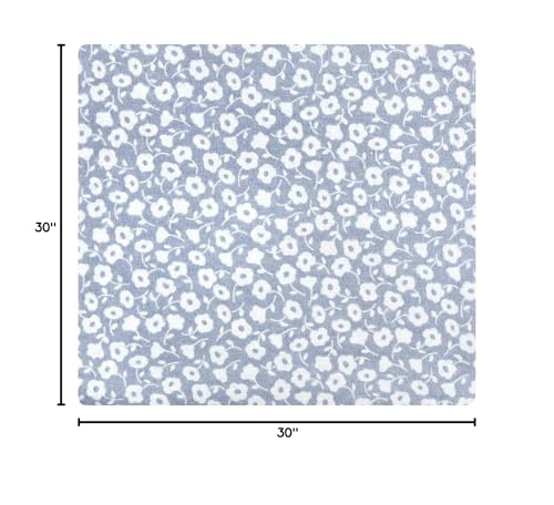 Image of Hudson Baby Unisex Baby Cotton Poly Flannel Receiving Blankets, Modern Botanical, One Size