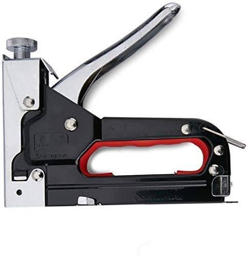 Heavy Duty Manual Stapler Gun Nailer Tacker with 1000 Staples Pins 3 in 1 Shooting Stapler Gun with Pins for Furniture Woodworking Home Office Stationery-image-13