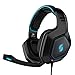 Produktbild Sliq Gaming Scorpio Stereo Sound 50mm Gaming Headset / Kopfhörer mit Mikrofon / Mikrofon für PC, PS4, Xbox One - Inline Audio Controls - LED - 3.5mm Eingang