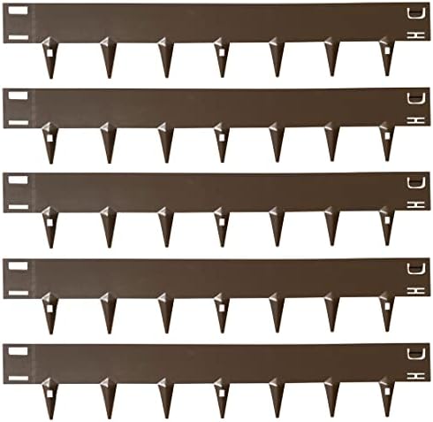 CORE EDGE Flexible Steel Lawn Edging (Brown) 4" - Pack of 5 (16.4 ft Installed)