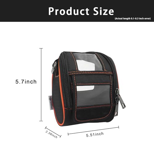 Image of Carrying Case for Zebra ZQ220 ZQ310 ZQ320 - Portable Thermal Label Printer Bag with Shoulder Strap, Easy Transport and Protection, Convenient Label Access