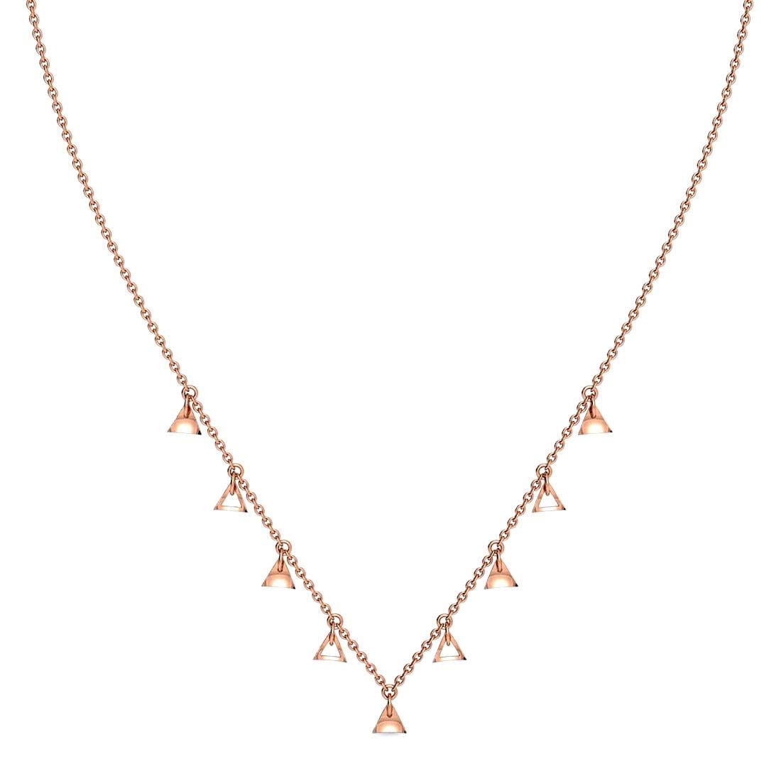 CANDERE - A KALYAN JEWELLERS COMPANY Dye Charm 18kt BIS Hallmark Rose Gold Necklace for Women (B09NRHL83H) Amazon Price History, Amazon Price Tracker