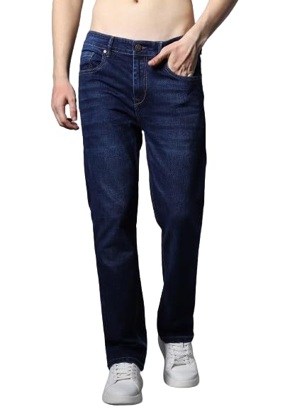 Image of HIGH Star Men's Mid Rise Wide Leg Fit Jeans