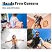 SHPTDJTIC Body Camera with Audio, Action Camara with 360° Rotatable Clip for Sports, WiFi Thumb-Sized Bodycam for Biking, Traveling, Motorcycle, Clipcam Without SD Card FHD 1080P