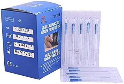 R A Products Arm ACUPUNCTURE DRY NEEDLES PHYSIOTHERAPY Massager SIZE (0.25x25), Clear