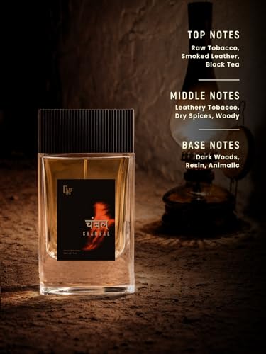 Image of EM5 CHAMBAL | Extrait De Parfum Spray for Men | Tob@cco, Smoky & Animalic Perfume | Raw, Dominating, Intense & Rustic Scent | Strong & Long Lasting Fragrance | Made with Natural Absolutes & Essential Oils | 50 ml