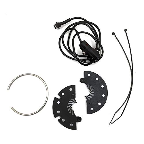 Brands RICETOO Electric Bicycle Accessories Pedal KT-D12L 12 Magnets E-Bike PAS System SM/Waterproof Plug Assistant Speed Sensor. (KT-D12L WP Plug)
