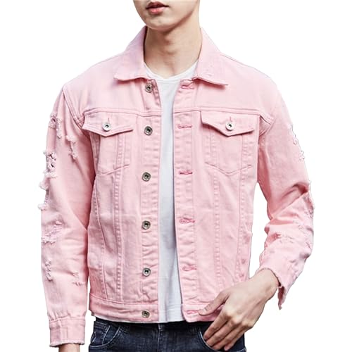 Veste en denim boutonné homme fini les coupes informes avec ce jean trucker slim
