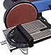 Güde Band- & Tellerschleifer GBTS 400 (350 W Motorleistung, 914 x 100 mm Schleifband-Maß, 282 m/min Bandgeschwindigkeit, 1450 1/min Schleiftellerdrehzahl, 36 mm Ø Staubsaugeranschluss)