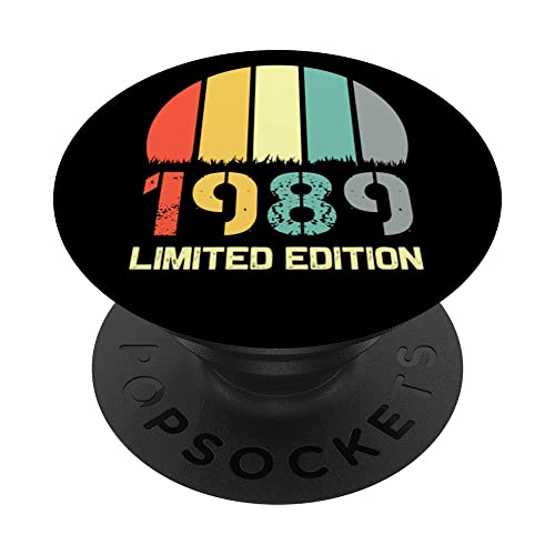 Born In 1989 Edición Limitada 1989 Cumpleaños Popsocket 1989 PopSockets PopGrip Intercambiable