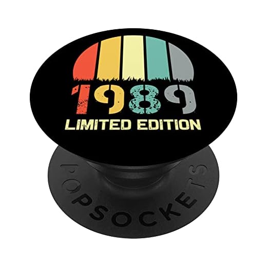 Born In 1989 Edición Limitada 1989 Cumpleaños Popsocket 1989 PopSockets PopGrip Intercambiable