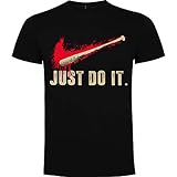 Camiseta Premium Foreverdai Camiseta Parodia Negan Bate Lucille (XL)