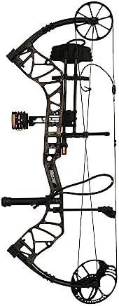 Bear Archery Species EV Ready to Hunt Adult Compound Bow Package, 23.5”- 30.5” Draw Length, 55-70 and 45-60 Lbs Draw Weight, Up to 320 FPS, Made in USA, Limited Life-Time Warranty