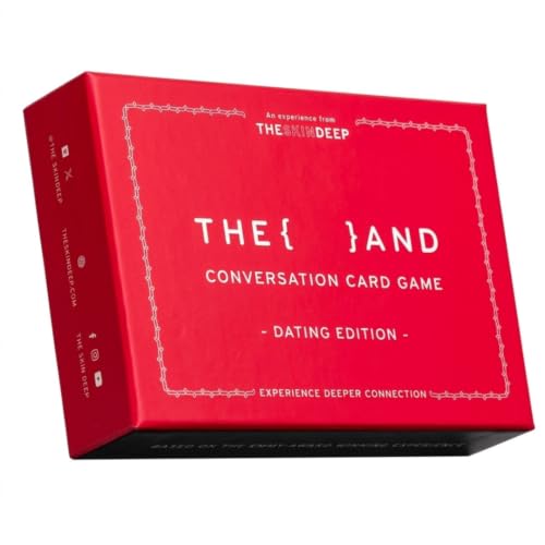 (THE AND) Dating Edition - 199 Thoughtful Conversation Cards for Dating Couples - Questions to Get to Know Your New Person & Create Connections - Fun Date Night Card Game for Adults by The Skin Deep