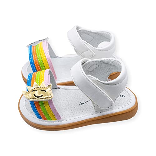 Image of Wee Squeak Toddler Squeaky Sandals with Removable Squeaker in Fun Styles & Colors for Boys and Girls