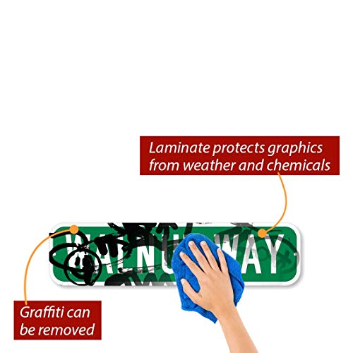 Smartsign Customize Your Own Green Street Sign | 6" X 24" Aluminum #TOP1