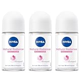 مضاد التعرق بكرة دوارة برائحة ناتشورال فيرنس من نيفيا للنساء 3 قطعx 50 ملليلتر منعش جل