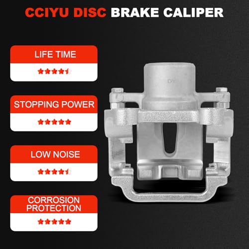 Image of cciyu Rear Left Brake Caliper Assembly w /Bracket 18B4992 2005-2021 For Chrysler For 300,2011-2021 For Dodge For Challenger,2006-2022 For Dodge For Charger,2005-2008 For Dodge For Magnum