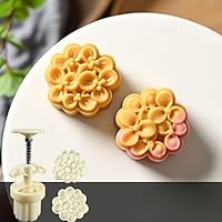 Amazon.co.jp: 月餅型 ムーンケーキ型 月餅モールド 月餅金型プレス