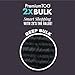 Sensationnel PremToo bulk weaving – 2x deep human hair blend for boho, knotless box or curly loose wave styles - 1 pack (18 inch, 1B OFFBLACK)