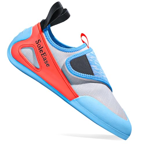 SoleEase Rock Climbing Shoes for Men & Women Bouldering...