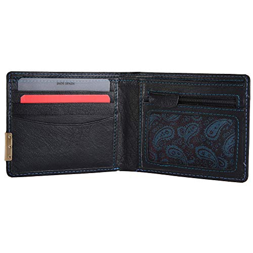 Jade Spade Pyrenees Black Leather Men's Wallet (js_003)