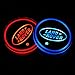 Auto Sport 2PCS LED Cup Holder Mat Pad Coaster with USB Rechargeable Interior Decoration Light for Land Rover Accessory