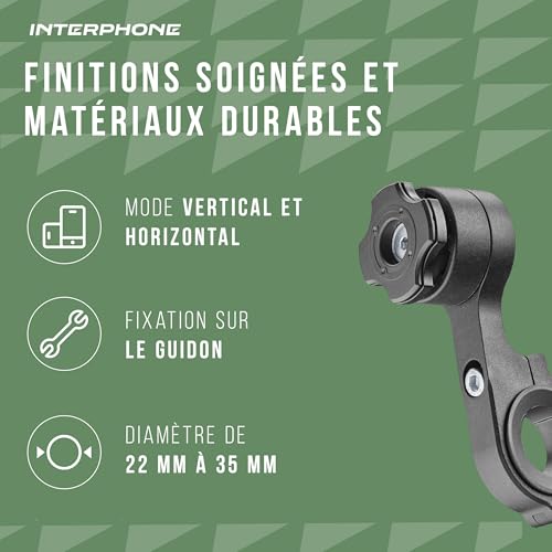Support portable pour accrochage rapide vélo de course Interphone