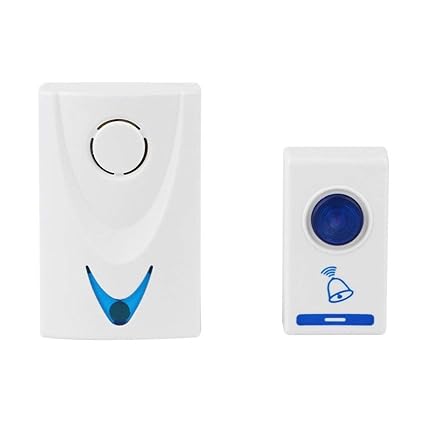 Hanumex Wireless Electric Smart Doorbell Bell Plastic Wireless Remote Control Calling Bell for Home and Shop Wireless Door Bell Cordless Calling Remote Door Bell Small Multicolored