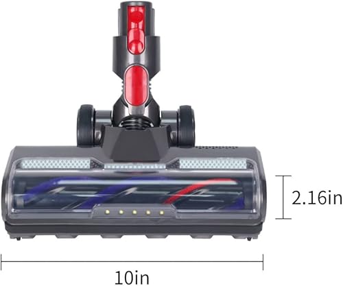 Miniatura 7 de Laymi Accesorio de piso de madera dura para Dyson V7 V8 V10 V11 V15 SV10 SV12 SV14 Animal Absolute Aspiradoras con faros LED, piezas de repuesto de