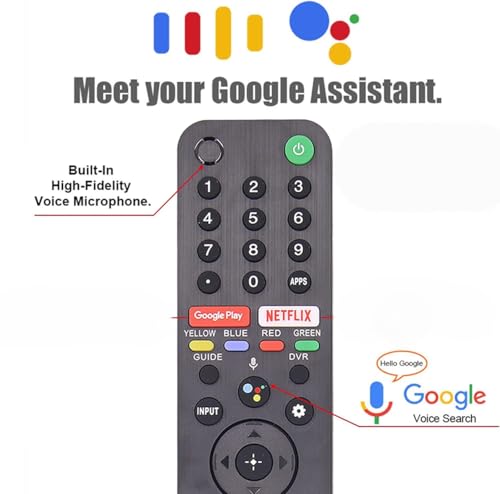 Image of Remote Control Compatible for Sony-TVs and Bravia-TV Compatible for All Sonyy 4K UHD LED LCD HD Smart TV (Version 3)