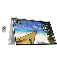 HP 2022 Envy X360 2-in-1 15.6″ FHD Touchscreen Laptop, Intel Evo Platform Core i5 1235U, 64GB RAM, 2TB PCIe SSD, Backlit Keyboard, Intel Iris Xe Graphics, Windows 11, Silver, 32GB USB Card