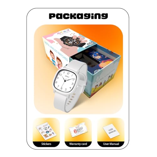 Image of SPIKY Analog Watch for Kids | Water Resistant & Lightweight | Durable & Soft Silicone Strap | Unisex Best Birthday Gift | Casual Analogue Wrist Watches for Boys & Girls | Age 2-14 yrs