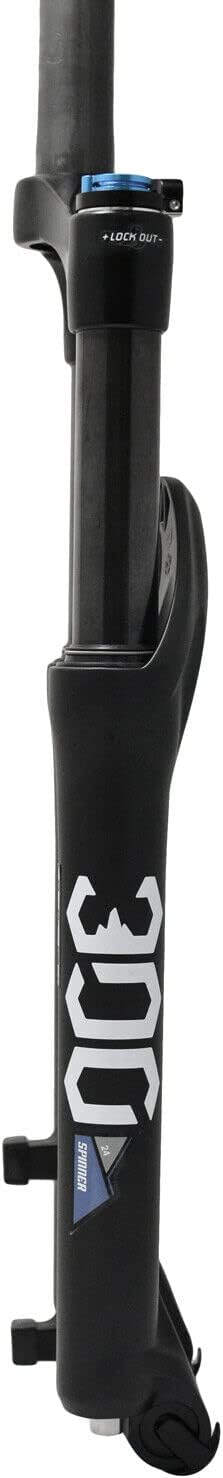 Spinner 300 24" Suspension Fork 100 mm 1 1/8" Remote Lockout, Matte Black, SP2682