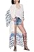Sewell Women’s Chiffon Polka Dot Kimono Cardigan Long Blouses Bikini Covers Up Tops