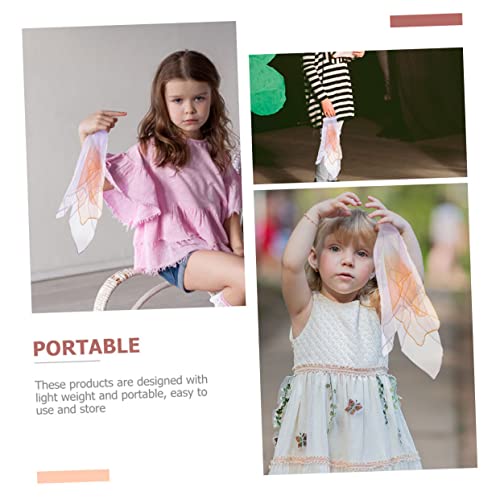 6pcs Fashionable Square Dance Scarves Juggling Scarves for Boys and Girls Stage Performance Props Dance Accessories Colorful Play Random Color4