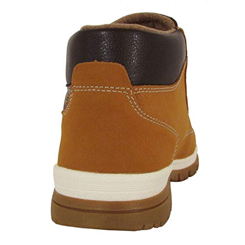 Day Five Mens Casual Lace Up Ankle Work Boot Shoes, Yellow, US 11.54