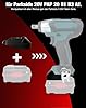 Adattatore per batteria Parkside a Makita, per adattatore batteria Parkside a Makita, adatto per batterie al litio Park.side da 20 V, utilizzare per utensili elettrici senza fili Ma.kita da 18 Volt