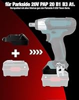 Für Parkside auf makita Akku-Adapter, für Parkside auf makita Akku-Adapter, passend für Park.Side 20V Lithium-Akkus, Verwendung für mak.ita 18 Volt Elektrowerkzeuge – Ansicht 3