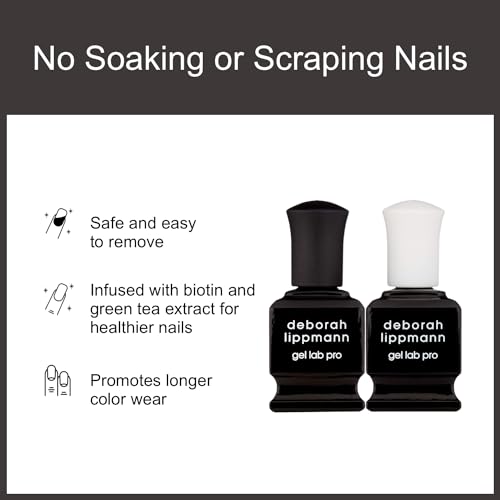 Deborah Lippmann Gel Lab Pro Duo Nail Coat, 2 Count